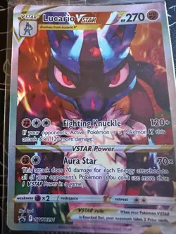 Lucario VSTAR Promo SWSH291 Sealed Pokemon Card Black Star Promo NM/M *Read* - Image 1