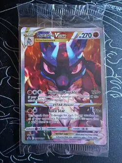 Lucario VSTAR Promo SWSH291 Sealed Pokemon Card Black Star Promo NM/M *Read* - Image 2