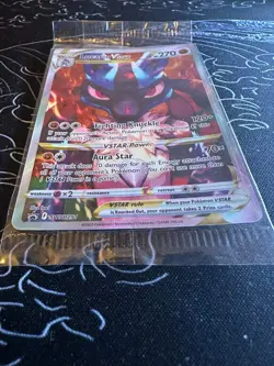 Lucario VSTAR Promo SWSH291 Sealed Pokemon Card Black Star Promo NM/M *Read* - Image 4
