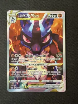 Pokemon TCG Lucario VSTAR SWSH291 Promo Crown Zenith NM - Image 1