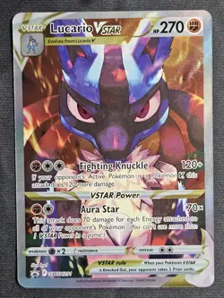 Pokemon Lucario VSTAR SWSH291 Black Star Promo English NM/M - Image 1
