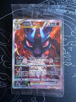 Lucario VSTAR Promo SWSH291 Sealed Pokemon Card Black Star Promo NM/M *Read* - Image 2