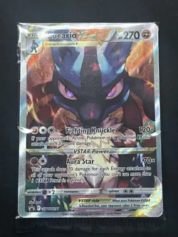 Pokemon TCG Crown Zenith Lucario VSTAR SWSH291 Promo Card - NM - Image 1