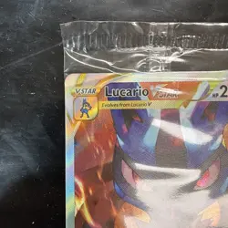 Lucario VSTAR Promo SWSH291 Sealed Pokemon Card Black Star Promo NM/M - Image 2