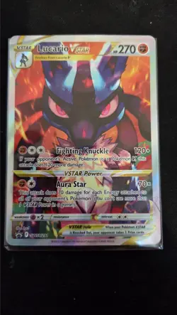 Lucario VSTAR SWSH291 Holo Black Star Promo Pokemon 2021 Sword & Shield - NM - Image 1