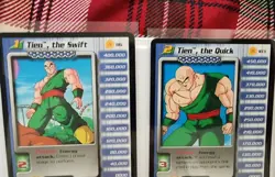 DBZ Score CCG Cell Saga - Tien Krillin Android 19 Personality Lot (8 Cards) NM - Image 2