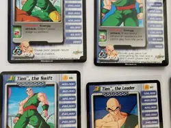 DBZ Score CCG Cell Saga - Tien Krillin Android 19 Personality Lot (8 Cards) NM - Image 3