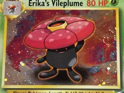 Pokemon Erika's Vileplume Gym Heroes Holo Card 5/132 Rare Holo MP - Image 2
