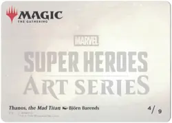 Thanos, the Mad Titan Art Card (4/9) [Marvel Super Heroes Art Series] Near Mint - Image 2
