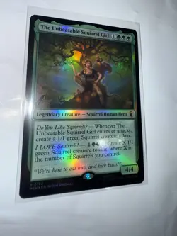 FOIL THE UNBEATABLE SQUIRREL GIRL Marvel Super Heroes MSH Magic MTG CARD - Image 4