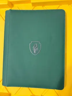 Green - 9 Pocket Trading Card Binder, Side-Load - Image 1