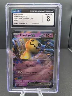 Mimikyu ex 004 Sv: Scarlet & Violet Promo Cards Holo CGC 8 - Image 1