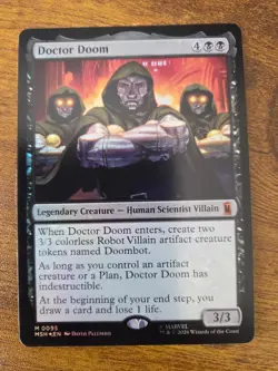 MtG Marvel Super Heroes -Doctor Doom -M0095 -NM -Foil! 👀 - Image 1
