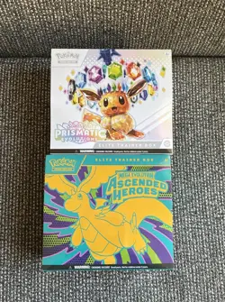 Pokemon Prismatic Elite Trainer Box And Ascended Hero’s Cards, NWT Sealed - Image 4
