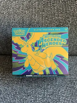 Pokemon Prismatic Elite Trainer Box And Ascended Hero’s Cards, NWT Sealed - Image 5