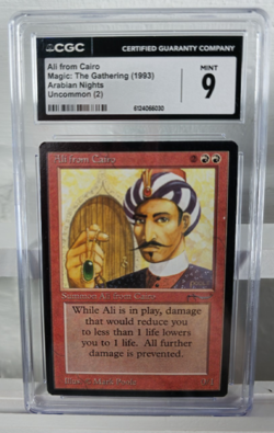 MTG ALI FROM CAIRO Arabian Nights CGC 9 MINT CGC - Image 1
