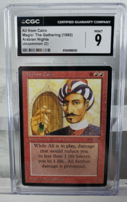 MTG ALI FROM CAIRO Arabian Nights CGC 9 MINT CGC - Image 2