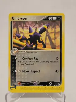 Umbreon 24/100 Sandstorm Non-Holo Pokemon Card 2003 NM - Image 1