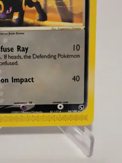 Umbreon 24/100 Sandstorm Non-Holo Pokemon Card 2003 NM - Image 5