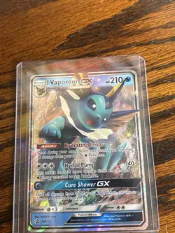 Vaporeon GX SM172 Holo Ultra Rare Black Star Promo NM Pokemon TCG - Image 1
