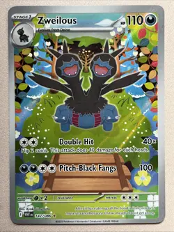 Pokemon Card - Zweilous - Illustration Rare - Holo (147/086) SVI White Flare NM - Image 1