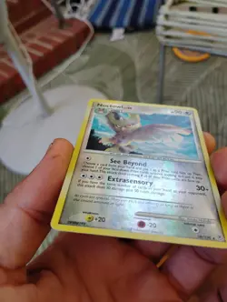 rare print error Pokemon diamond and Pearl base set card 34/130 noctowl reverse - Image 4