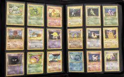 Pokemon Complete SHADOWLESS Base Set Non-Holo 17-102 WOTC Binder Lot (NM) - Image 4