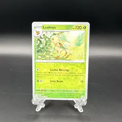 Leafeon 011/167 Twilight Masquerade Reverse Holo Uncommon Pokemon Card - Image 1