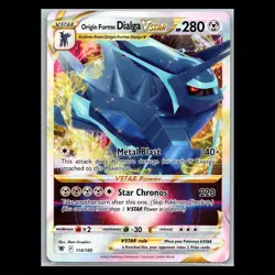 Origin Forme Dialga VSTAR 114/189 Ultra Rare Holo - Astral Radiance Pokemon Card - Image 1