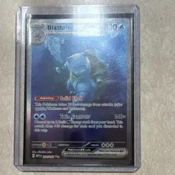 Pokemon Company Blastoise ex 200/165 SV 151 Holo illustration rareEnglish 330 HP - Image 3