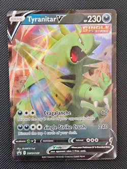 TYRANITAR V SWSH109 HOLO SWORD & SHIELD PROMO POKEMON NM/M - Image 1