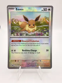 Pokemon TCG: Eevee 074/131 (Prismatic Evolutions 2025) Master Ball NM - Image 1