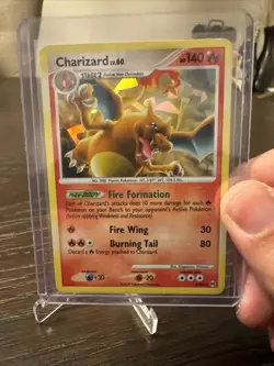 Charizard 1/99 Platinum Arceus Cracked Ice Holo Rare Pokemon Card LP - Image 2