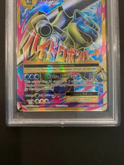 Pokemon M Blastoise EX (Full Art) 102/108 Evolutions PSA 8 Near Mint/Mint - Image 3