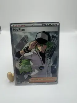 N’s Plan 163/086 ULTRA RARE FULL ART Pokemon S&V BLACK BOLT ENGLISH - Image 1