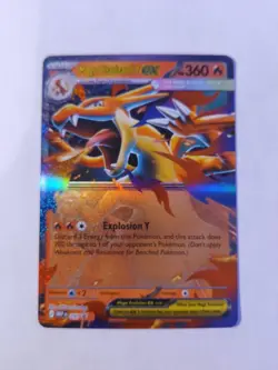Mega Charizard Y ex 030 Holo Promo ME: Mega Evolution Promo Pokemon Holo NM - Image 1