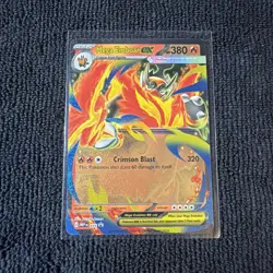 Mega Charizard Y ex 030 Pokemon Mega Evolution Black Star Promo Holo - Image 1
