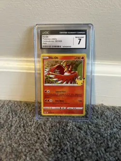 Pokemon Ho-Oh Holo #001 Celebrations 2021 - CGC 7 - Image 1