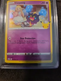 Cosmog Holo 013/025 Celebrations CGC 7.5 Pokemon - Image 2