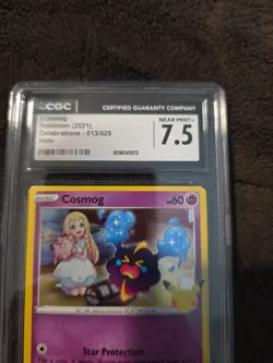 Cosmog Holo 013/025 Celebrations CGC 7.5 Pokemon - Image 3