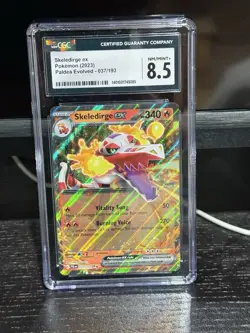 The Pokemon Company CGC 8.5 Skeledirge ex Sv02 Paldea Evolved 037/193 Holo - Image 1