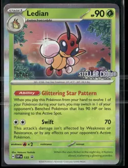 Ledian SVP 133 STAFF - Pokemon TCG Black Star Promo NM - Image 1