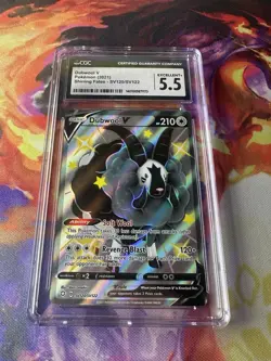Pokemon TCG Dubwool V Shining Fates SV120/SV122 Shiny Holo Rare CGC 5.5 210 HP - Image 3