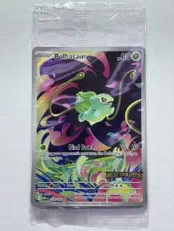 Pokemon Card Bulbasaur 133/132 Mega Evolution Stamped Promo Sealed - Image 1