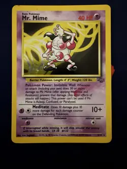 Mr. Mime - 6/64 - Jungle Unlimited 1999 - WOTC - Holo Rare - HP/MP - Pokemon TCG - Image 1