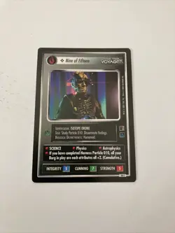 Star Trek CCG Personnel Borg Nine Of Fifteen Black Boarder Voyager Card - Image 1