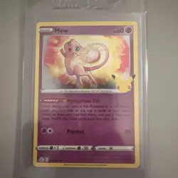 Mew 011/025 - Celebrations 25th Anniversary - Holo Pokemon Card - Near Mint (NM) - Image 1