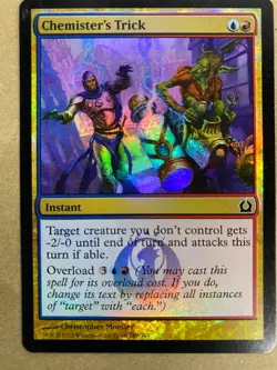 MTG 1x FOIL Chemister's Trick # 149 Return to Ravnica Magic the Gathering x1 NM - Image 1