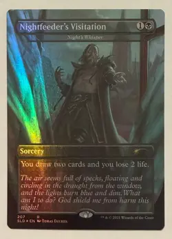 Night Feeder's Visitation ( Night's Whisper) Foil - Secret Lair MTG - Image 1