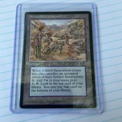 Vintage Rare/Scarce MTG (Magic The Gathering) - Soldevi Excavations - Alliances - Image 1